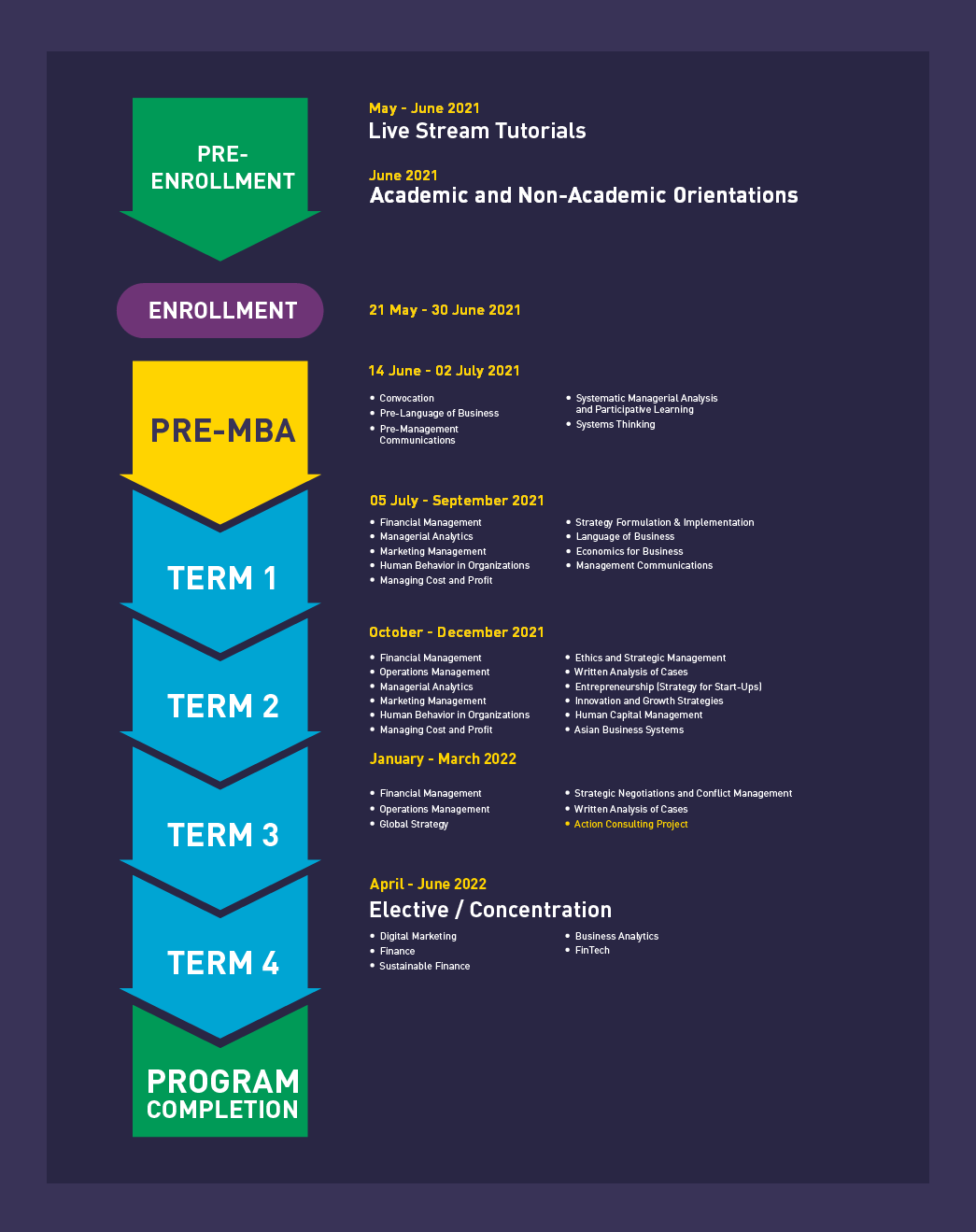 Academic Experience Infographics