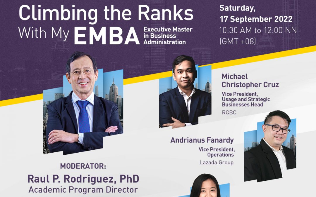 Executive MBA Panel Discussion with EMBA Alumni