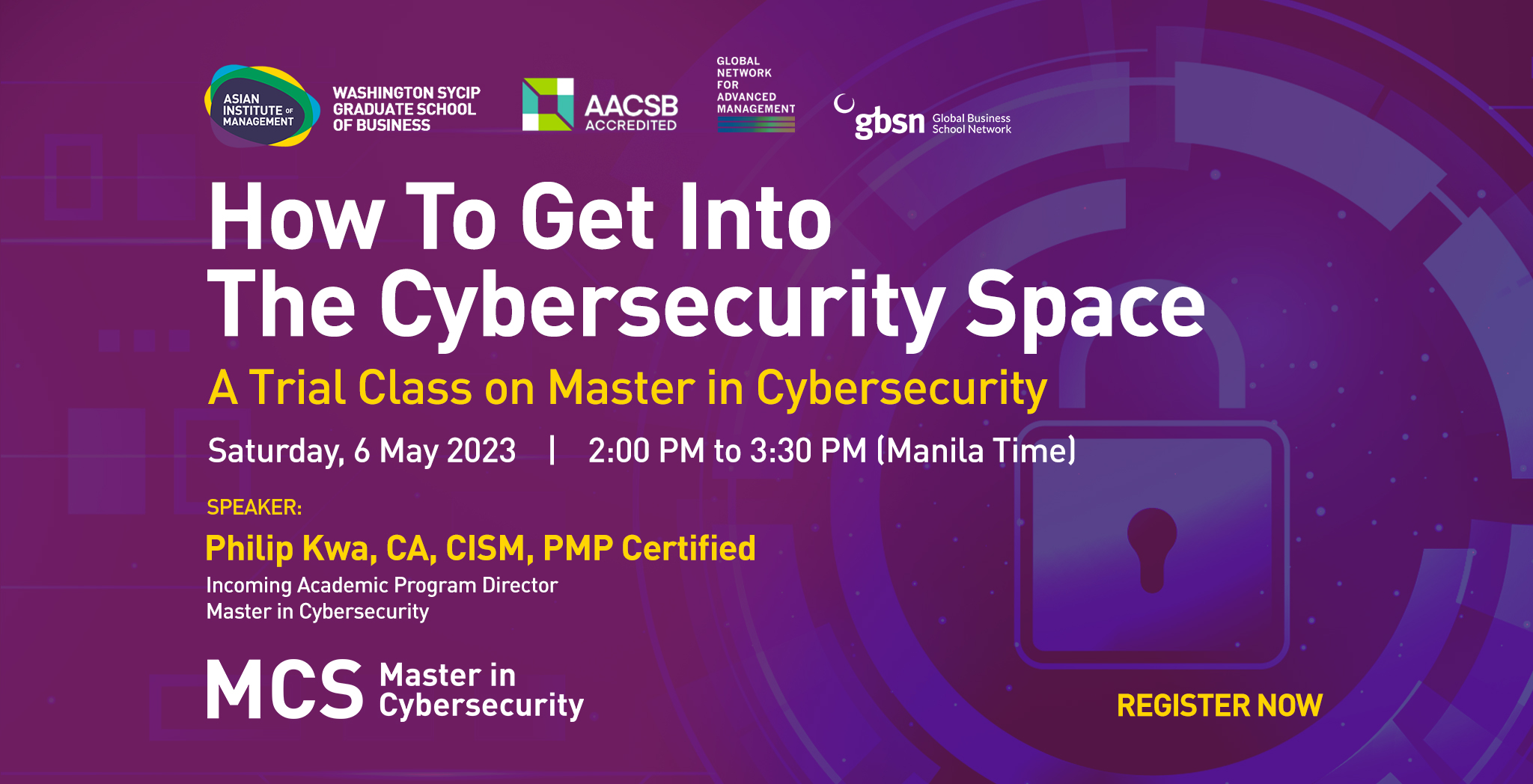 How To Get Into The Cybersecurity Space A Trial Class On Master In Cybersecurity Aim 8983