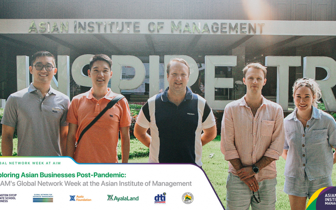 Exploring Asian Businesses Post-Pandemic: GNAM’s Global Network Week at the Asian Institute of Management