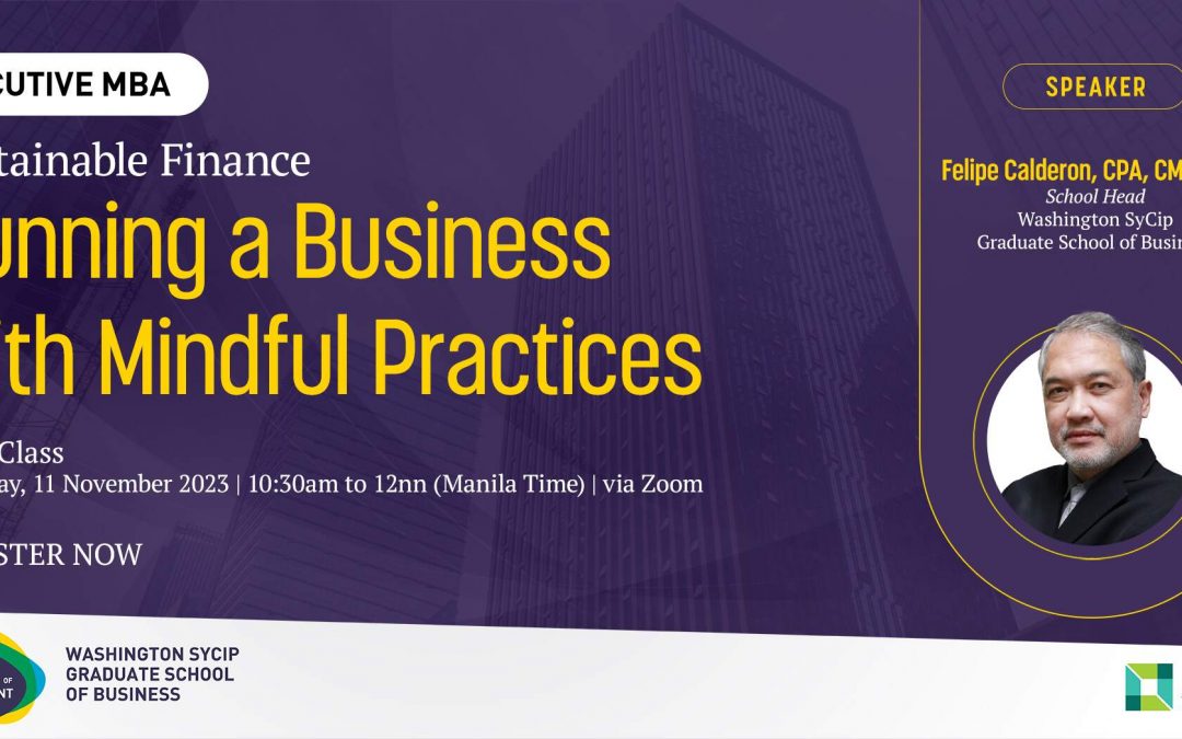 Sustainable Finance: Running a Business with Mindful Practices