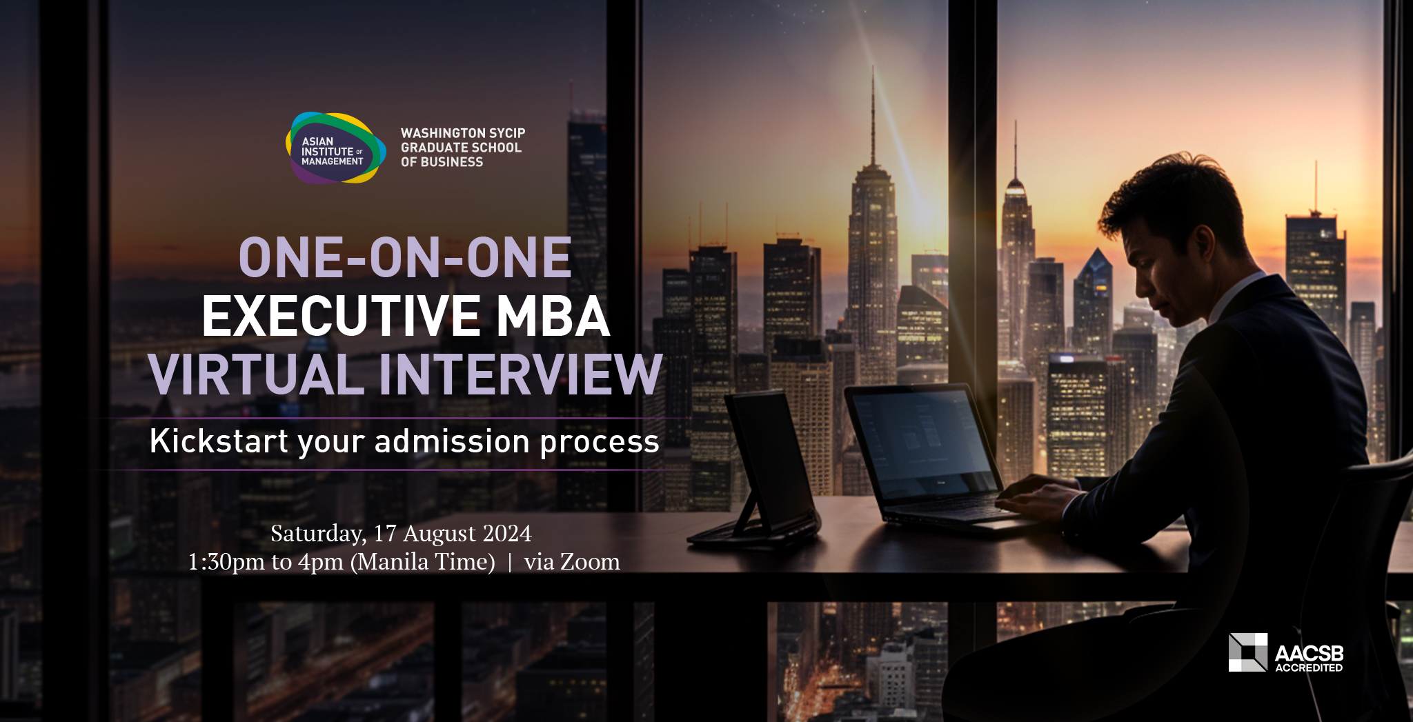 Executive Master in Business Administration One-on-One Virtual Interview