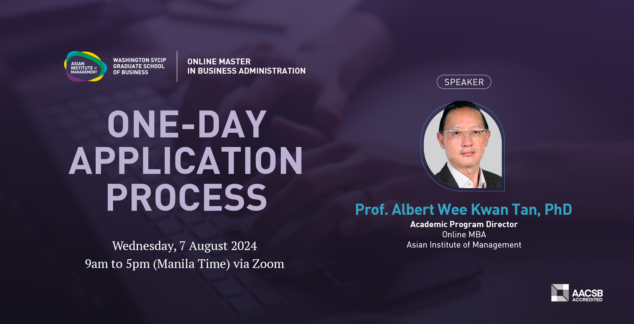 Online Master in Business Administration One-Day Application