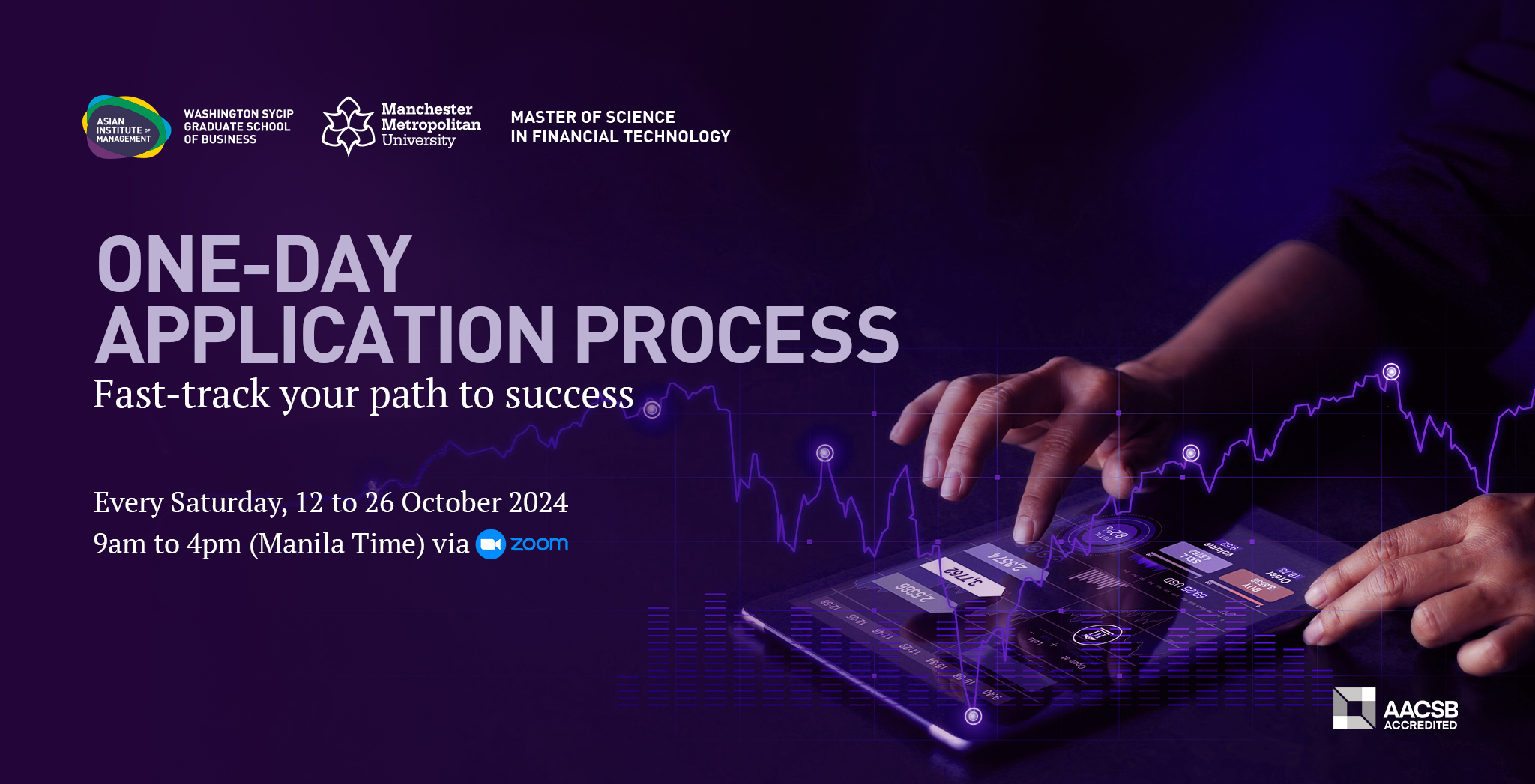 Master of Science in Financial Technology One-Day Application