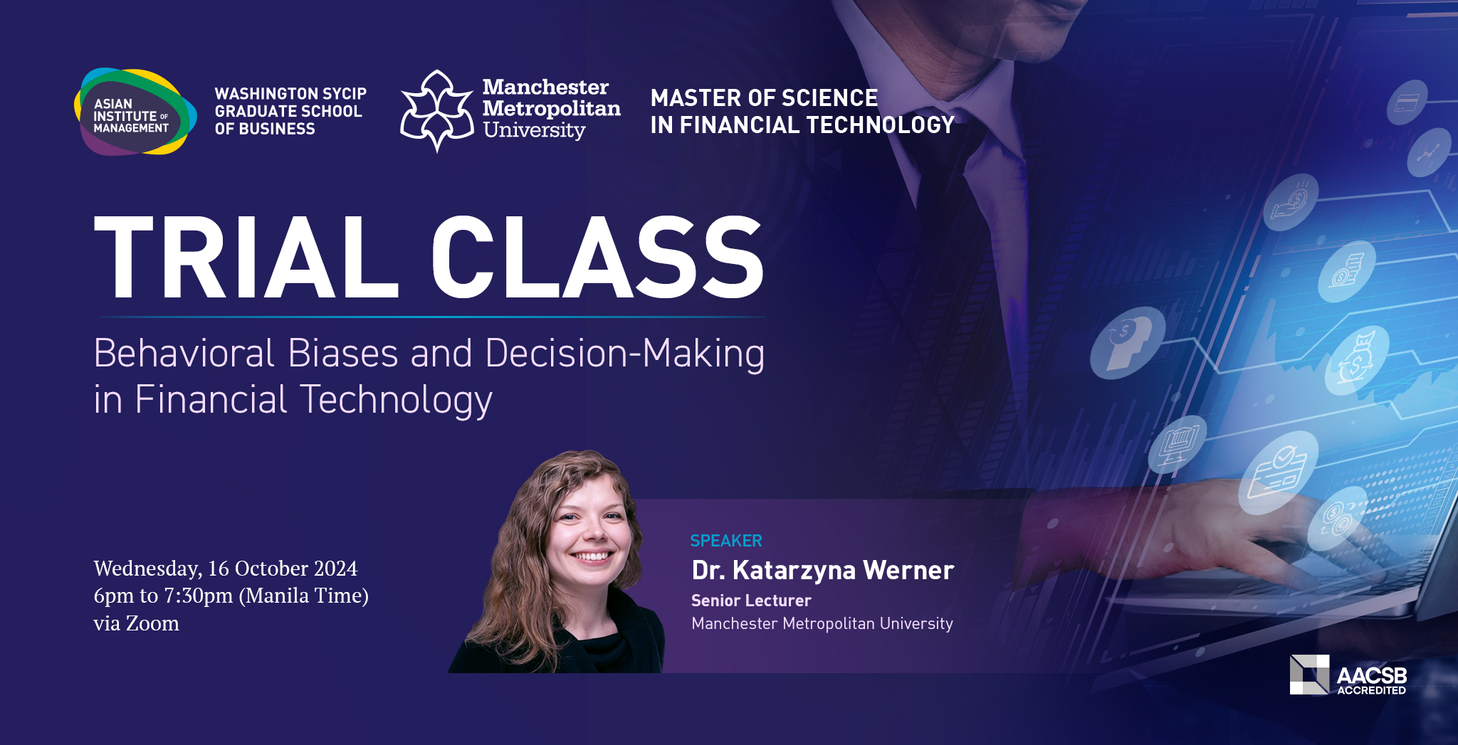 Master of Science in Financial Technology Trial Class